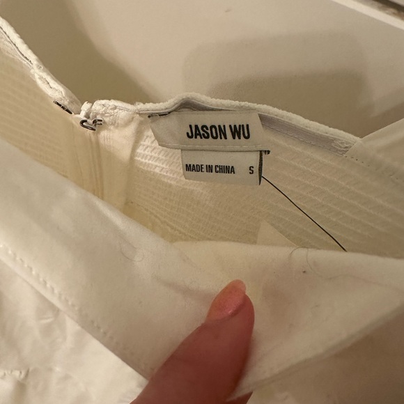 Jason Wu off white Maxi Eyelet Summer Dress Small - Picture 8 of 8